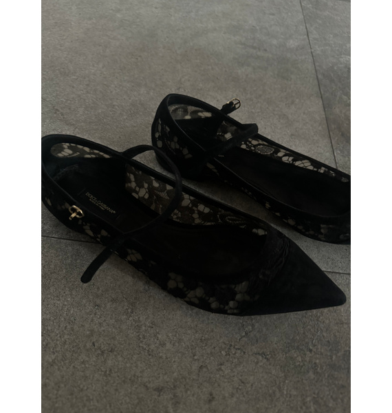 Балетки • Dolce & Gabbana • Темно-синий