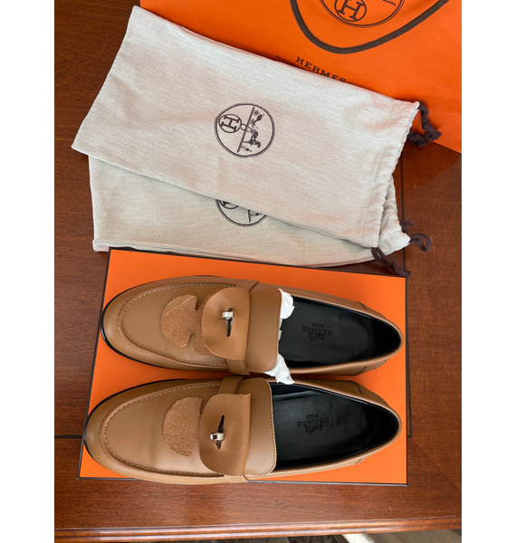Лоферы • Hermès • Коричневый