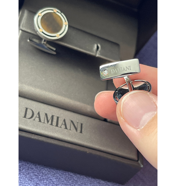 Запонки • Damiani • Коричневый