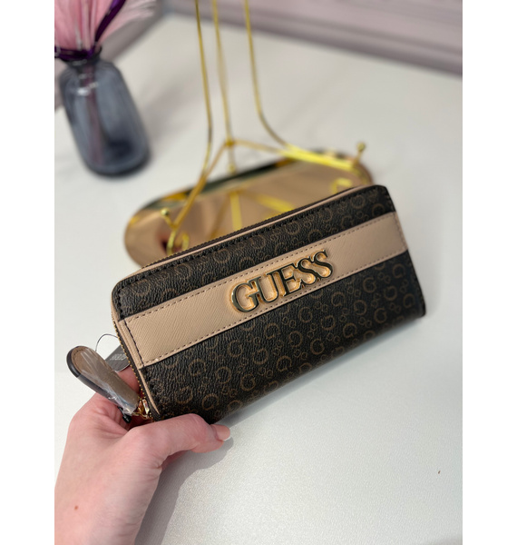 Кошелёк • GUESS • Коричневый