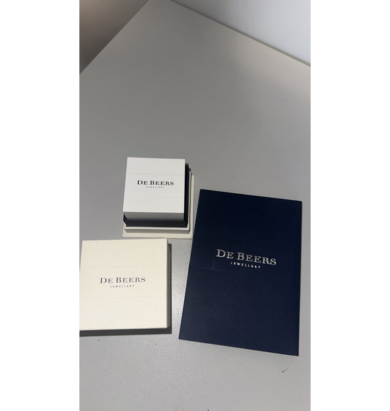 Кольцо • De Beers Jewellers • Серебряный