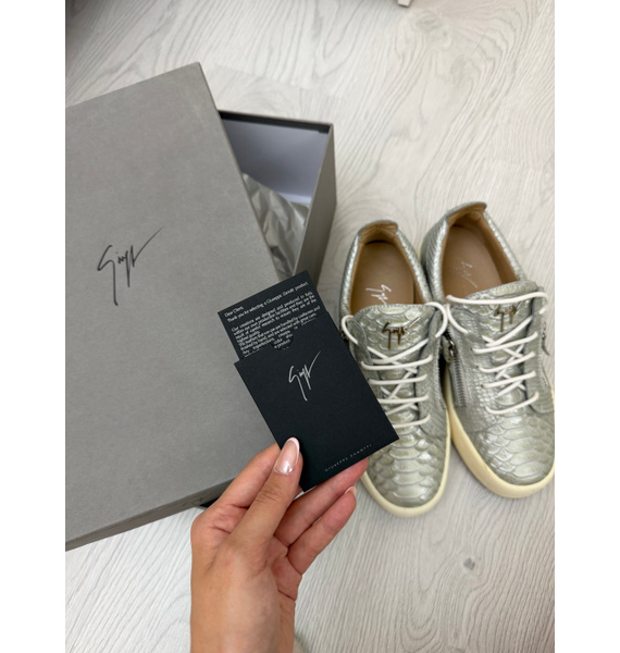Кроссовки • Giuseppe Zanotti • Бирюзовый