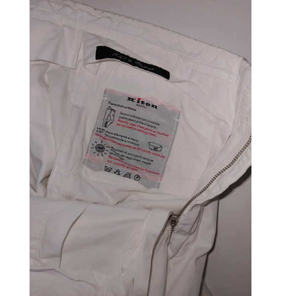 Брюки • Kiton • Белый