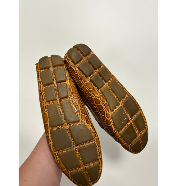 Мокасины • Prada • Горчичный