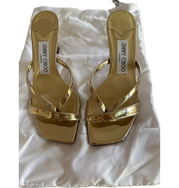 Мюли • Jimmy Choo • Золотой