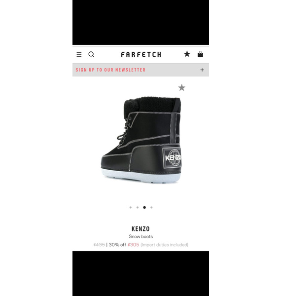 Ботинки • Kenzo • Голубой