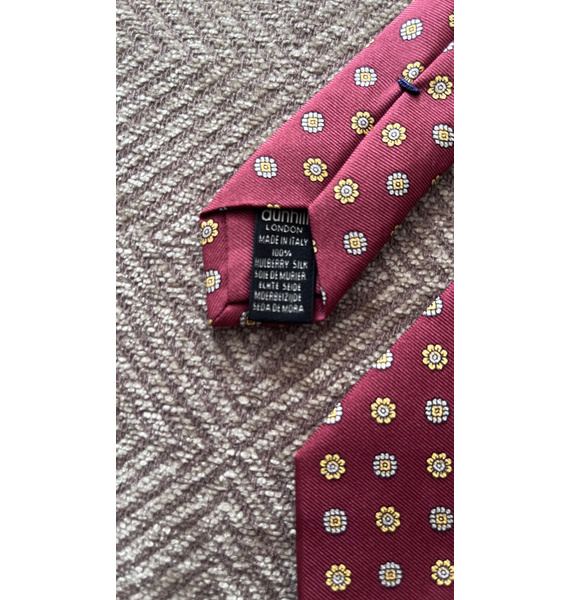 Галстук • Dunhill • Бордовый