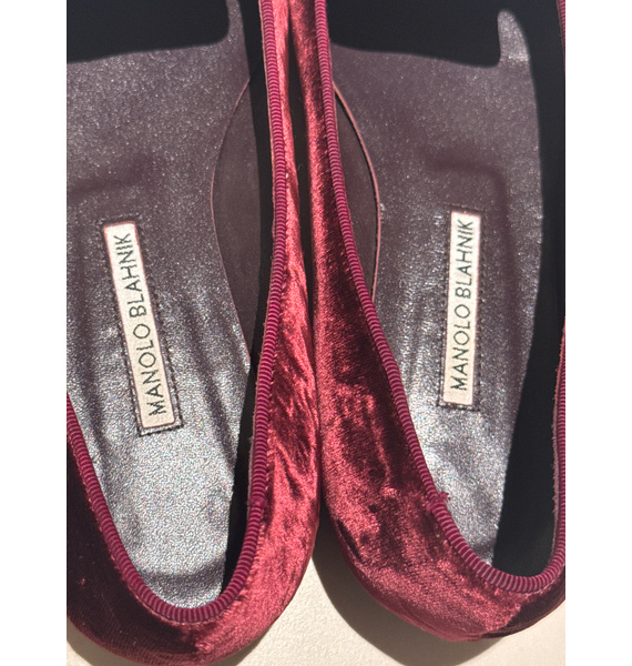 Лоферы • Manolo Blahnik • Красный