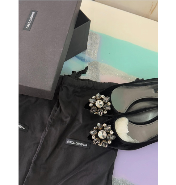 Балетки • Dolce & Gabbana • Черный