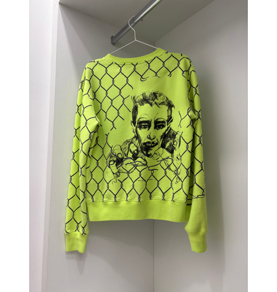 Толстовка • Off-White • Зеленый