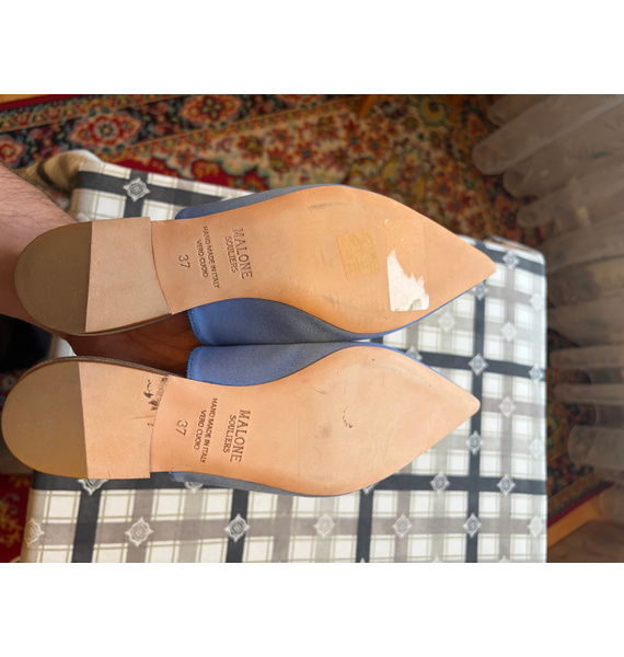 Мюли • Malone Souliers • Голубой
