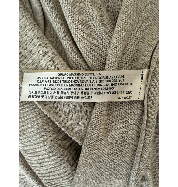 Кардиган • Massimo Dutti • Бежевый