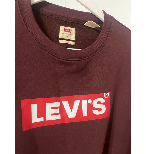 Свитшот • Levi's • Бордовый