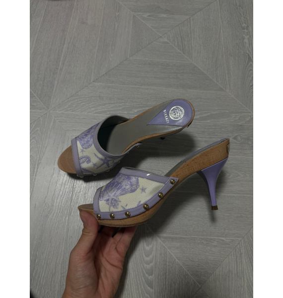 Мюли • Versace • Фиолетовый