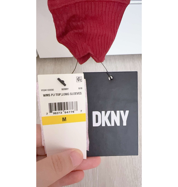 Лонгслив • DKNY • Бордовый