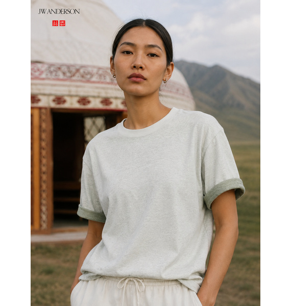 Футболка • UNIQLO x JW Anderson • Серый