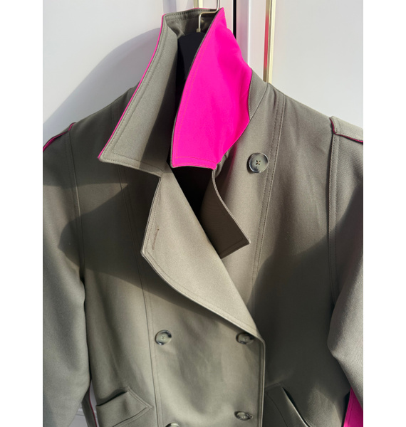Тренч • Massimo Dutti • Хаки
