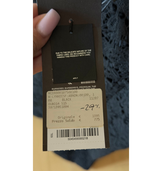 Платье • Burberry • Черный
