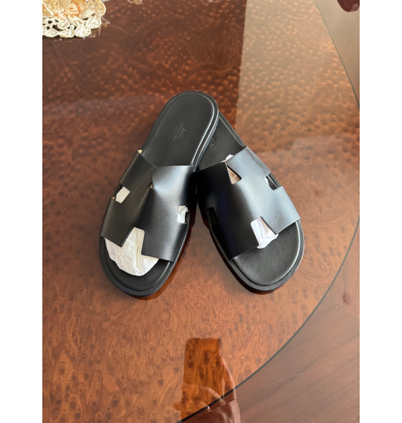 Шлепанцы • Hermès • Черный