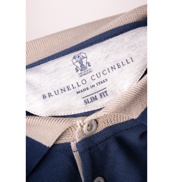 Поло • Brunello Cucinelli • Синий