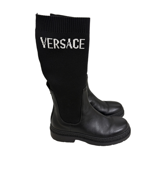 Сапоги • Versace • Черный