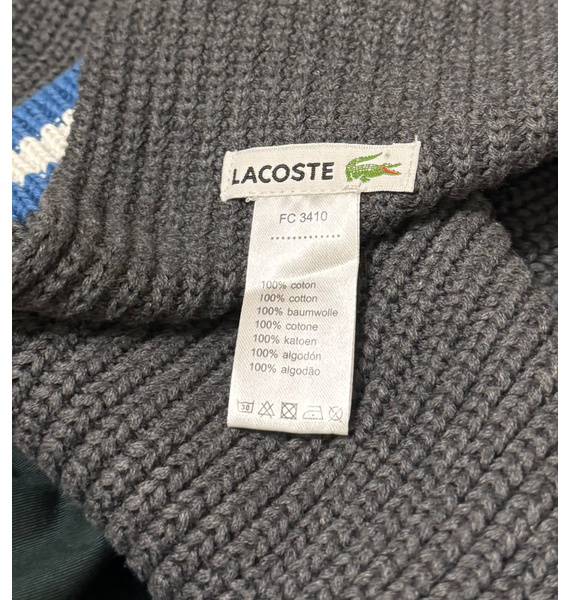 Шарф • Lacoste • Серый