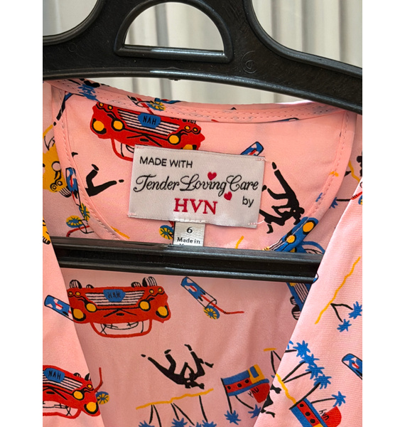 Платье • HVN • Розовый