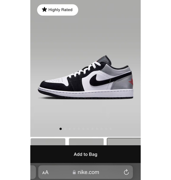 Кроссовки • Nike • Черный