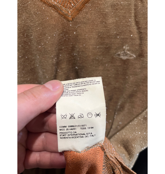 Пуловер • Vivienne Westwood • Золотой