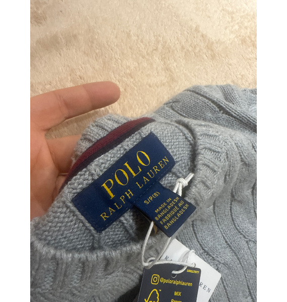 Джемпер • Polo Ralph Lauren • Серый