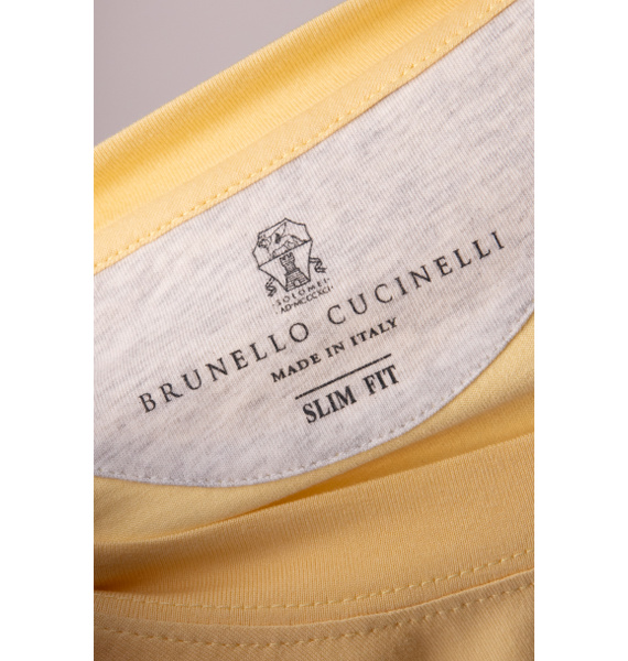 Футболка • Brunello Cucinelli • Желтый