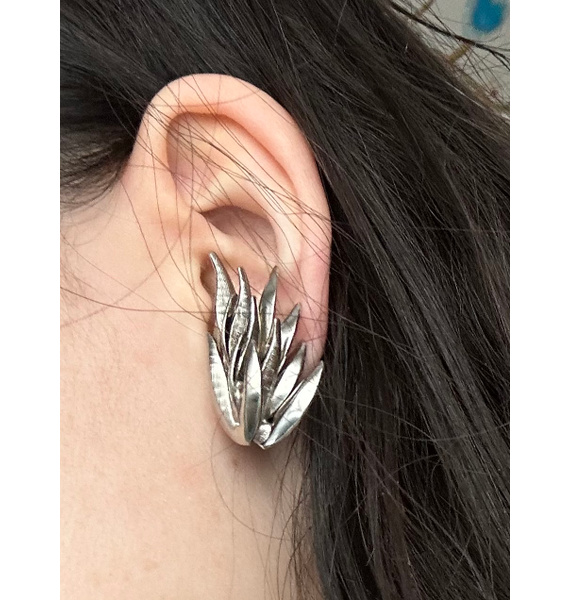 Клипсы • Vintage • Серебряный