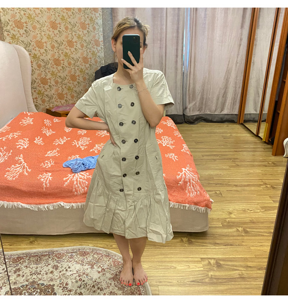 Платье • Burberry • Бежевый