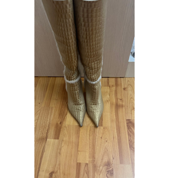 Сапоги • Casadei • Золотой