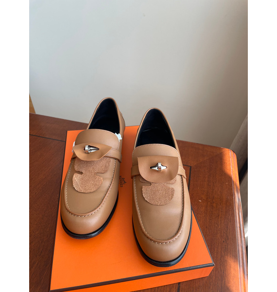 Лоферы • Hermès • Коричневый