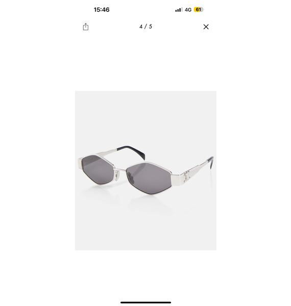 Очки • Celine Eyewear • Серебряный