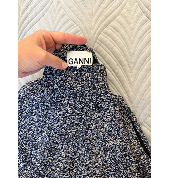 Платье • GANNI • Голубой