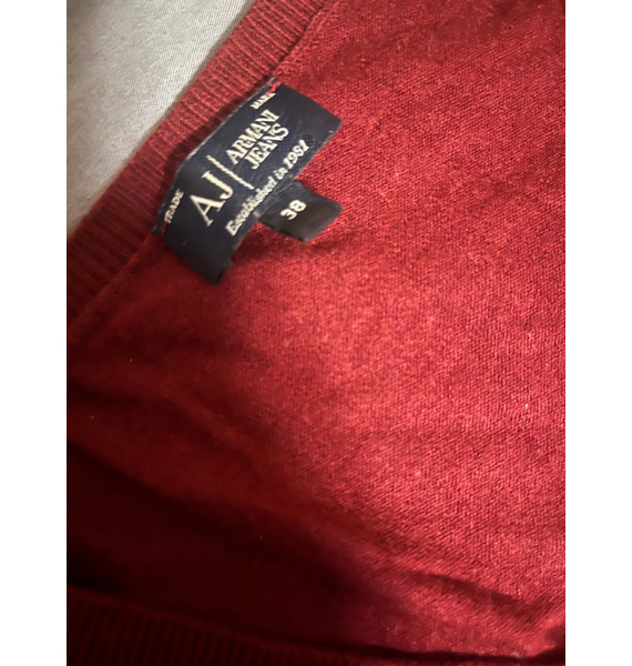 Джемпер • Armani Jeans • Бордовый