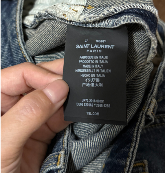 Джинсы • Saint Laurent • Темно-синий