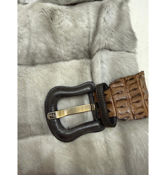 Шуба • Fendi • Серый