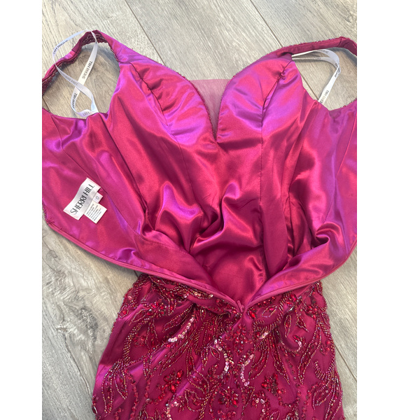 Платье • SHERRI HILL • Бордовый