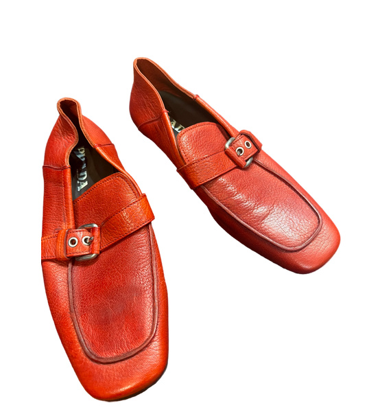 Мокасины • Prada • Красный