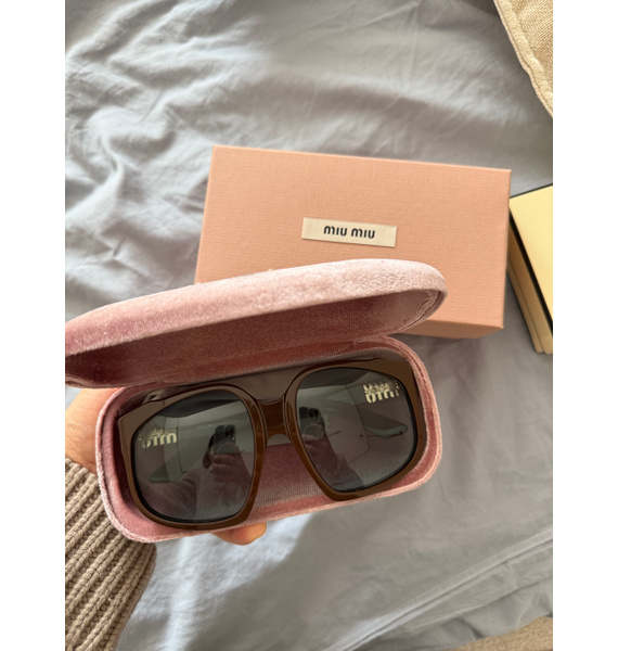 Очки • Miu Miu Eyewear • Коричневый