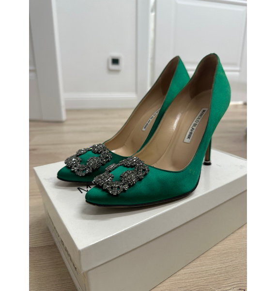 Туфли • Manolo Blahnik • Зеленый