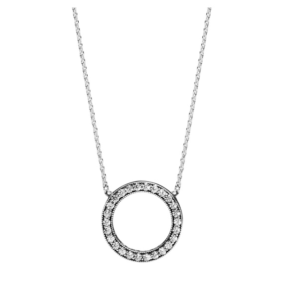 Колье • Pandora • Серебряный