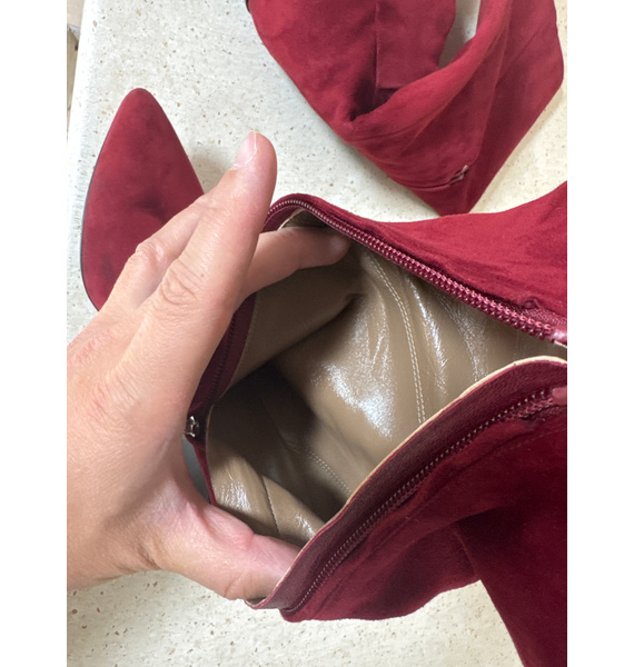 Ботинки • Hermès • Бордовый