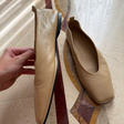 Балетки • Massimo Dutti • Бежевый