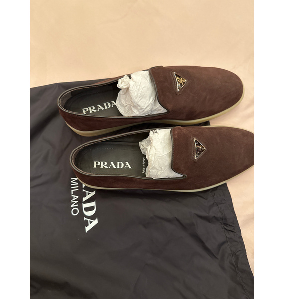 Лоферы • Prada • Коричневый