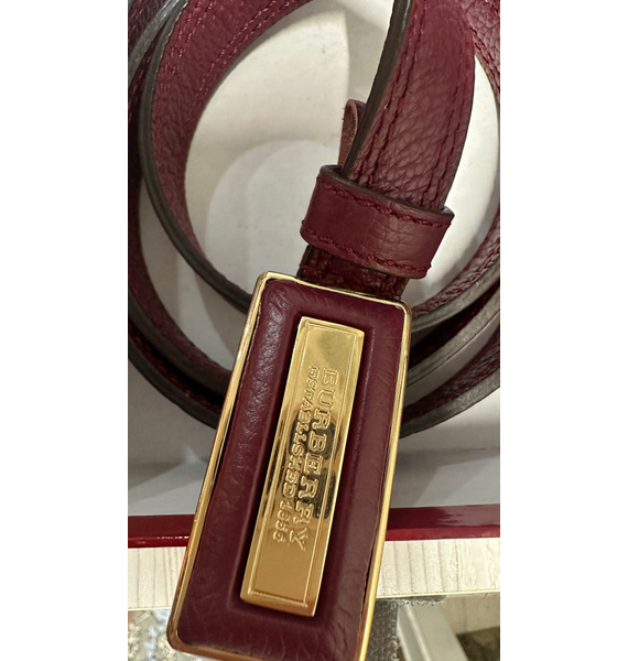 Ремень • Burberry • Бордовый