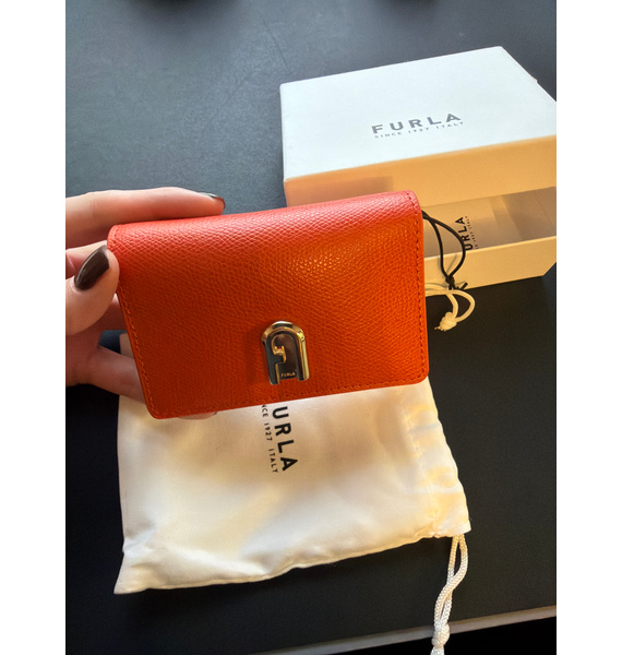 Картхолдер • Furla • Оранжевый
